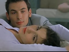 Sexo movil todo el morro en el semen después de la clase de sexo anal en la cama